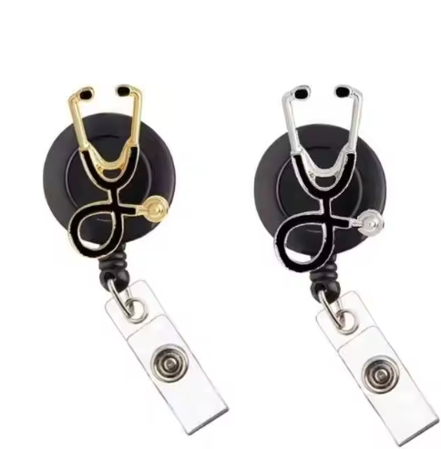 Stethoscope Shape Badge Reels