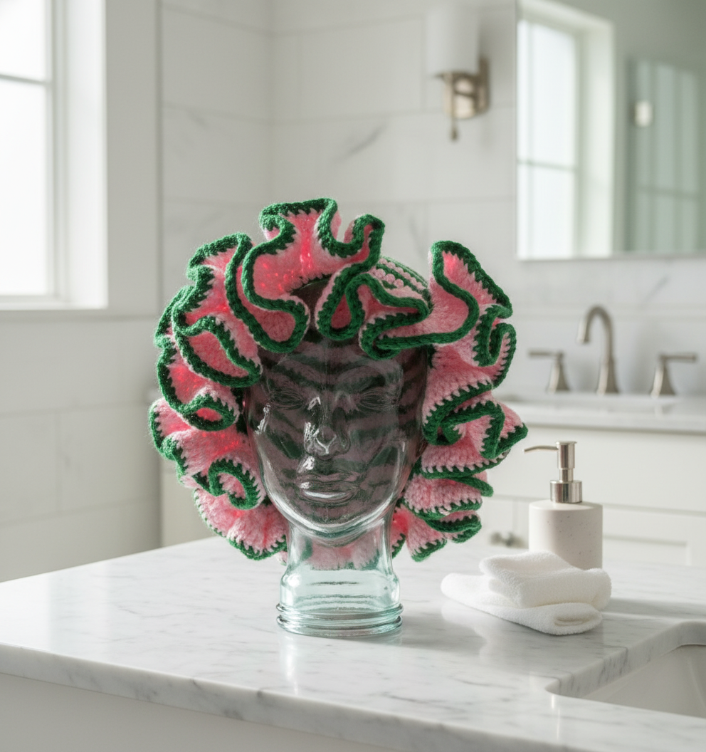 Crochet Ruffle Bucket Hats