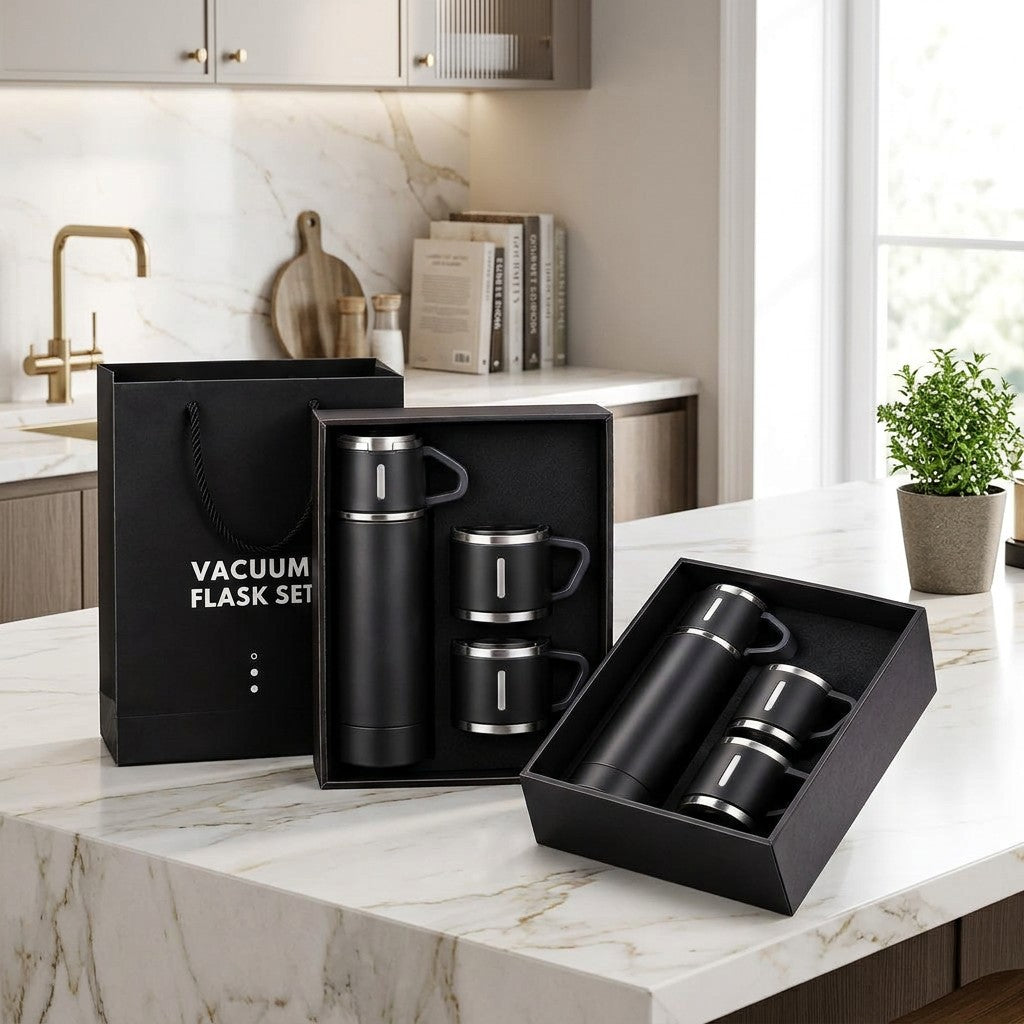 4-Piece Stainless Steel Insulated Cup Set