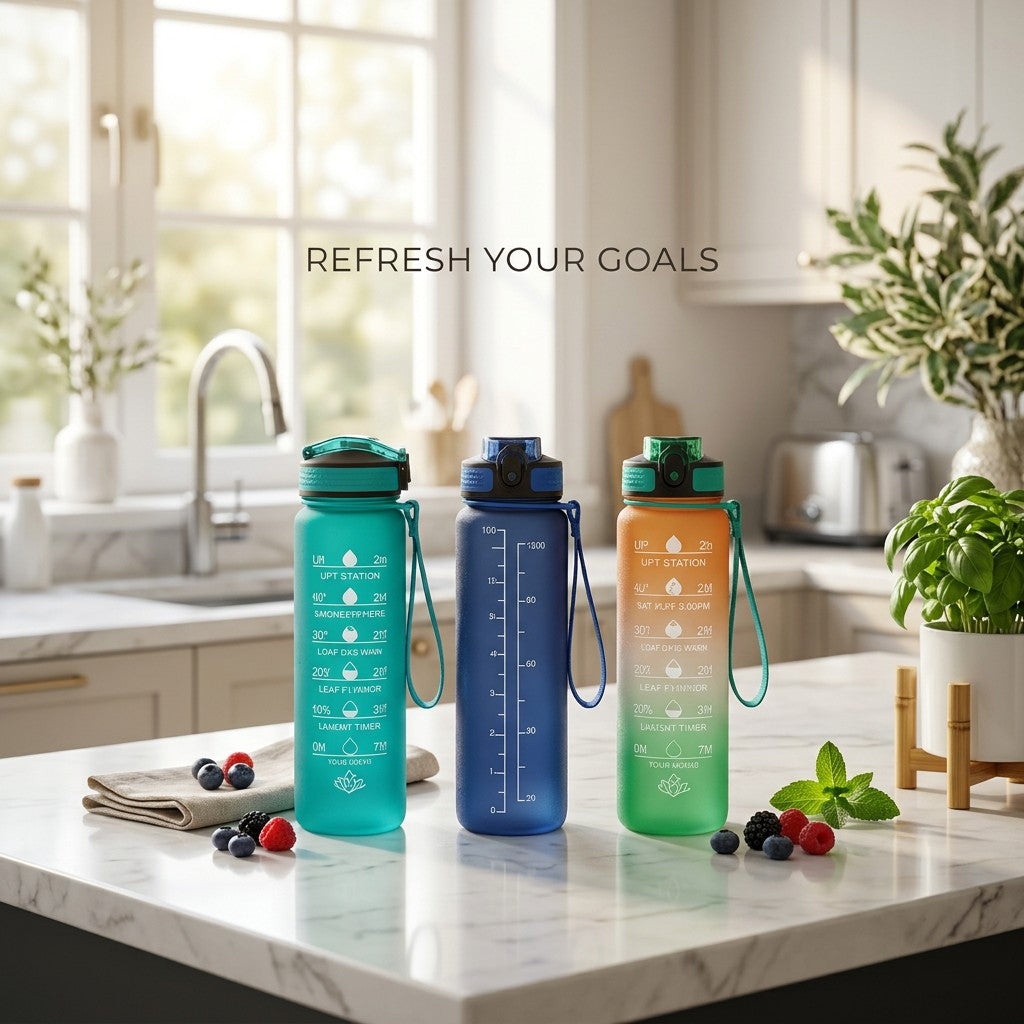Water Bottles with straw style