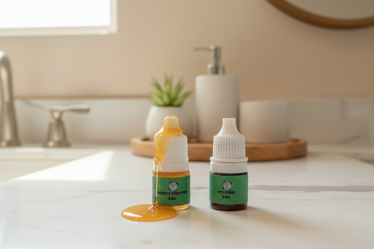 Jimerito Eye Honey and Eye Rinse Bundle