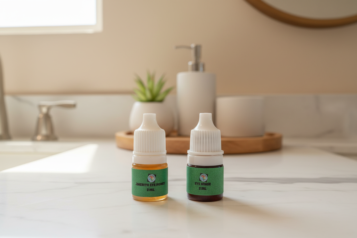 Jimerito Eye Honey and Eye Rinse Bundle