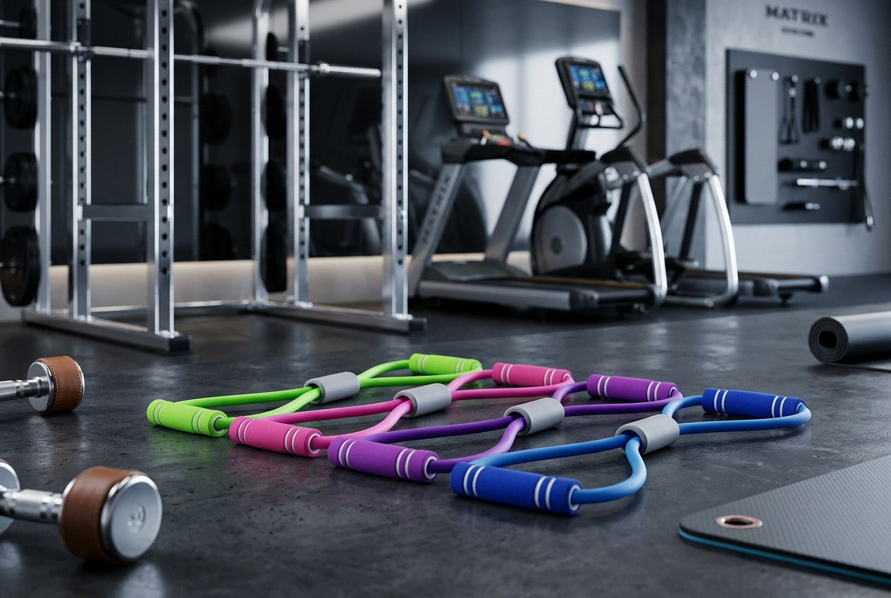 8-Shaped TPE Tension Resistance Belt w/Handles