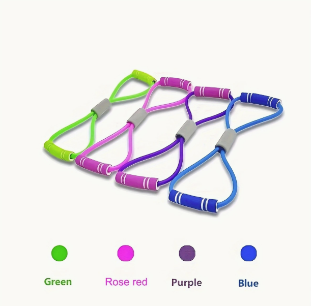 8-Shaped TPE Tension Resistance Belt with Handles