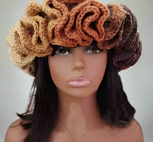 Crochet Ruffle Bucket Hats