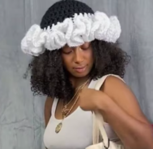 Crochet Ruffle Bucket Hats