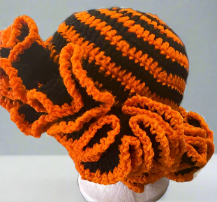 Crochet Ruffle Bucket Hats