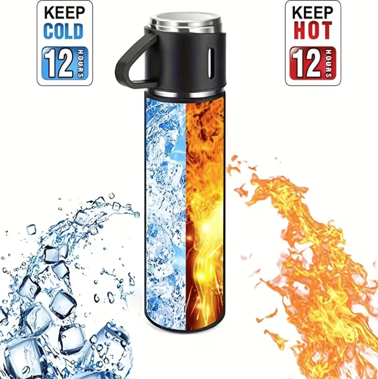 4-Piece Stainless Steel Insulated Cup Set
