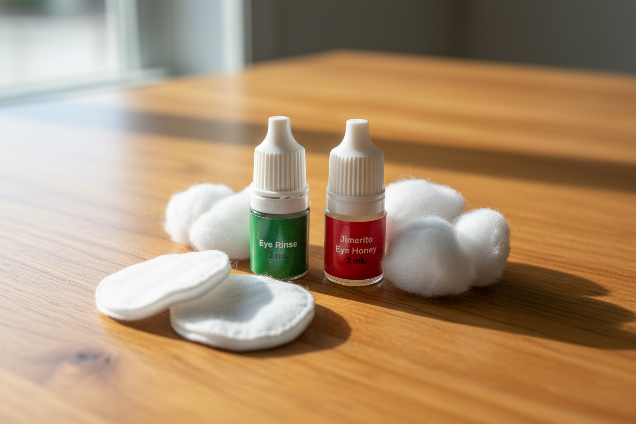 Jimerito Eye Honey and Eye Rinse Bundle
